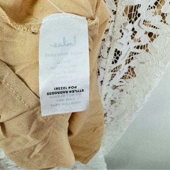 LULU'S One Wish White Lace Midi Dress Size Large NWT - Picture 14 of 14